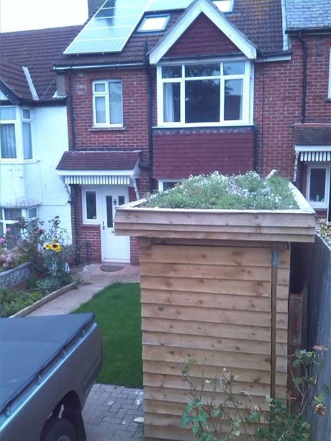 DIY shed roof on Hartington Road