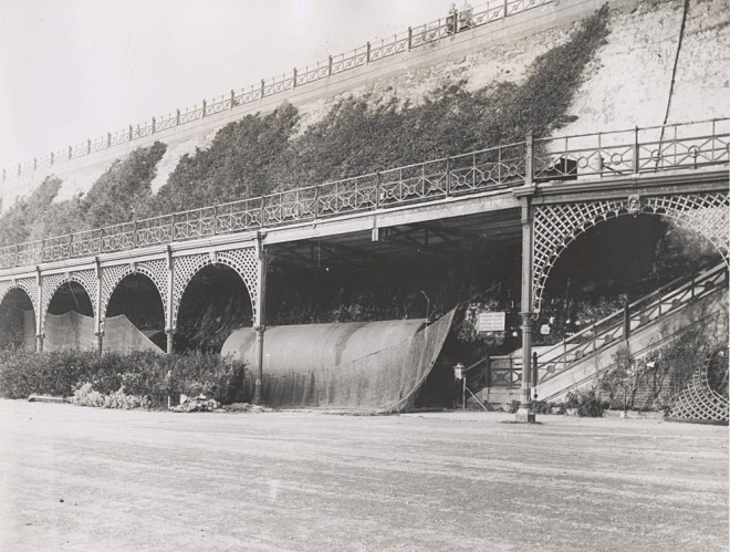 Camoflage nets in use, 1944. Royal Pavilion & Museums, Brighton & Hove