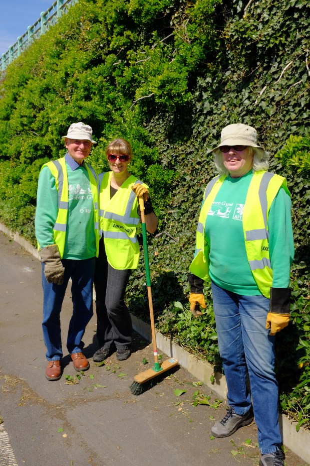Great work(out!) by the Green Gym at Madeira Drive green wall&nbsp;today