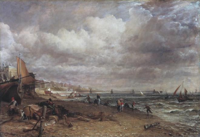 Chain Pier, Brighton 1826-7 by John Constable 1776-1837